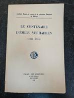 Le centenaire d´Emile Verhaeren,  boek, Boeken, Ophalen of Verzenden