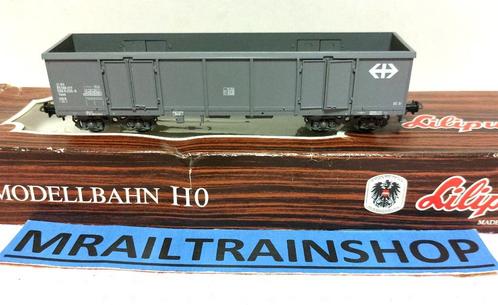 244 90 Liliput HO –Zwitserse open wagen EAOS/Wagon Suisse ou, Hobby en Vrije tijd, Modeltreinen | H0, Gebruikt, Wagon, Gelijkstroom of Wisselstroom