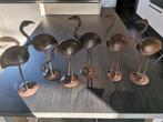6 metalen flamingo's H34cm, Comme neuf, Enlèvement ou Envoi