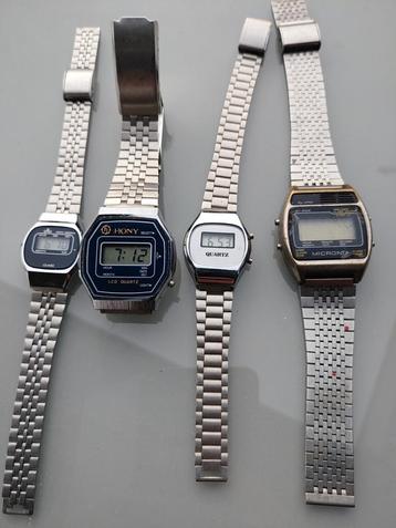 Lot montres digitales