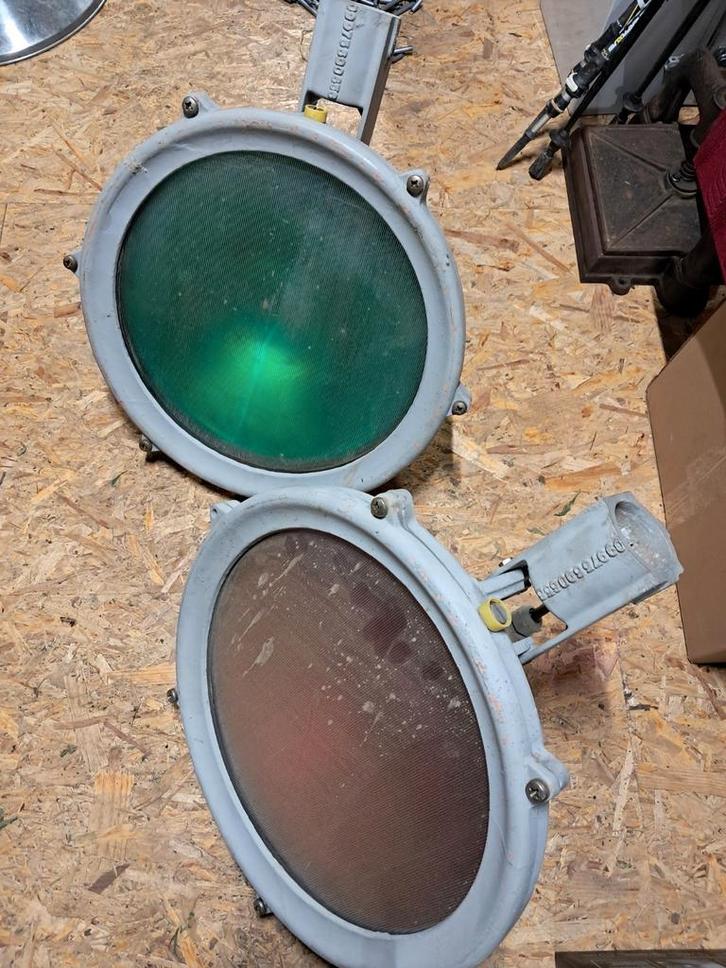 signalisatie verlichting militaria, Huis en Inrichting, Lampen | Overige, Gebruikt, Ophalen of Verzenden