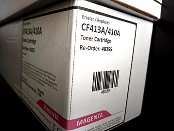 Cf413/410 a magenta toner laser emballé 