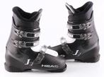 Chaussures de ski 38 38.5 EU HEAD J3 pour enfants, noir/blan, Carving, Utilisé, Head, Chaussures