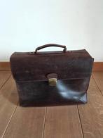 Bruine, lederen, vintage boekentas Arthur & Aston., Handtassen en Accessoires, Tassen | Schooltassen, Ophalen of Verzenden, Gebruikt