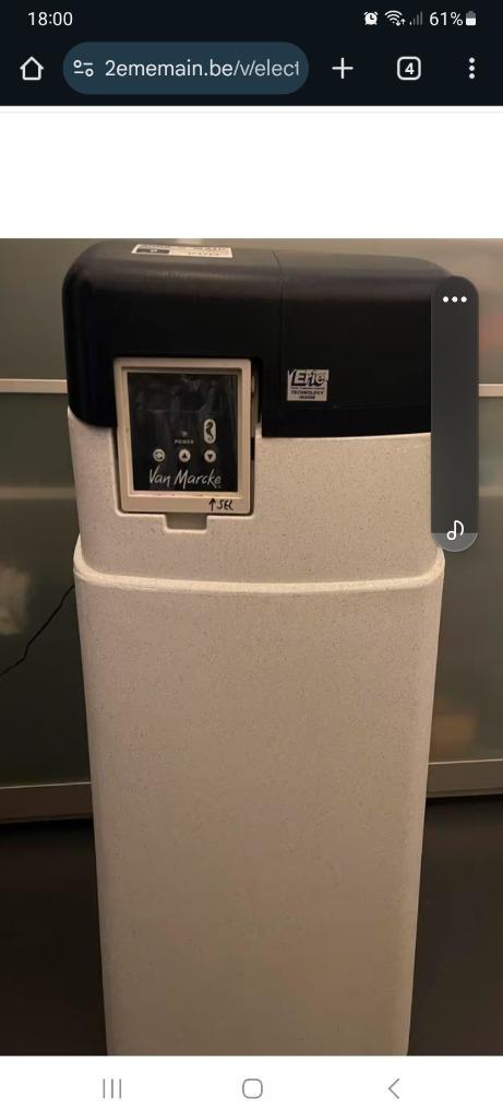 Adoucisseur d eau, Doe-het-zelf en Bouw, Sanitair, Nieuw, Overige typen, Ophalen