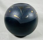 KMK Kupfermühle Vase boule design vintage doré et platine, Enlèvement ou Envoi, Maison et Meubles