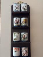 Chinese set van 12 kleine vaasjes, Antiek en Kunst, Ophalen