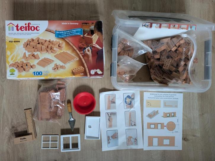 Teifoc bouwstenen 200 stuks, Kinderen en Baby's, Speelgoed | Bouwstenen, Zo goed als nieuw, Overige merken, Ophalen of Verzenden