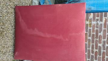 Grote vintage poef, zitbank beschikbaar voor biedingen