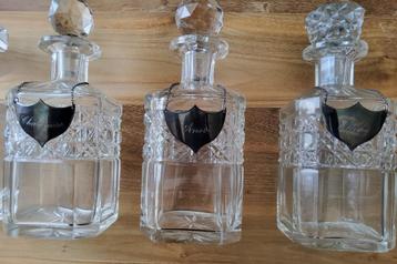ARNSTADT KRISTALL Whisky... karaffen mondgeblazen kristal  beschikbaar voor biedingen