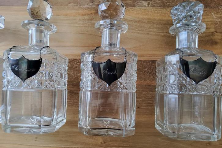 ARNSTADT KRISTALL Whisky... karaffen mondgeblazen kristal, Antiek en Kunst, Antiek | Glaswerk en Kristal, Ophalen of Verzenden