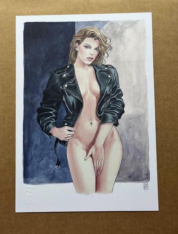 Manara - Illustration d'Art - Lea Seydoux, Envoi