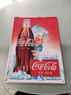 coca-colal reclamebord, Comme neuf, Enlèvement ou Envoi, Panneau publicitaire