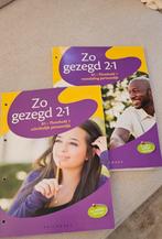 Zo gezegd 2.1 Mondeling+cd en Schriftelijke, Boeken, Ophalen, Nieuw