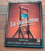 Plaque métallique La Guillotine brewery Huyghe. État : neuf!, Enlèvement ou Envoi, Comme neuf, Duvel