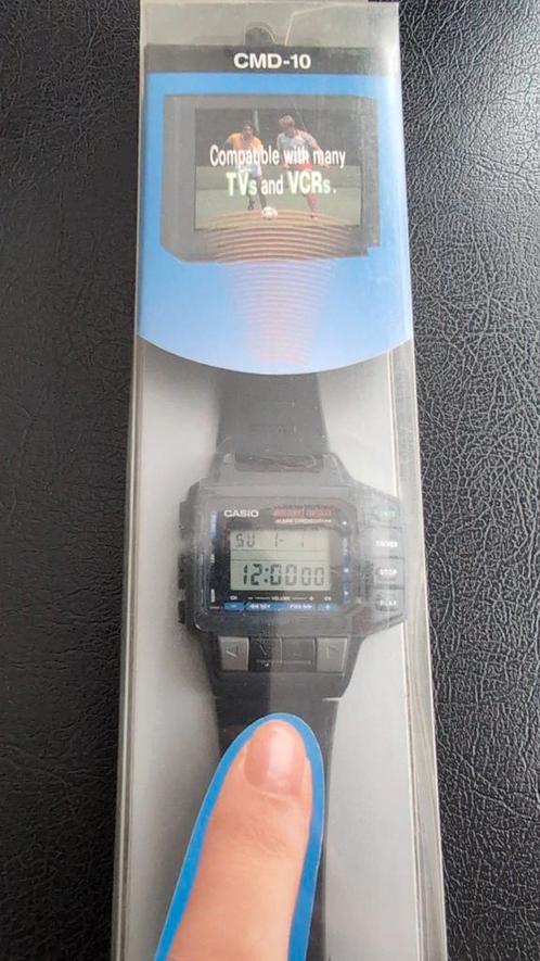 Vintage Casio CMD-10 ( afstandsbediening ) 1993 - nieuw, Handtassen en Accessoires, Horloges | Heren, Nieuw, Casio, Kunststof