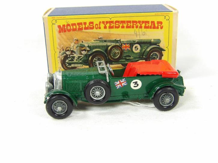 LS - Models of Yesteryear - Y05 Bentley with n 3 decal, Hobby & Loisirs créatifs, Voitures miniatures | 1:43, Enlèvement ou Envoi