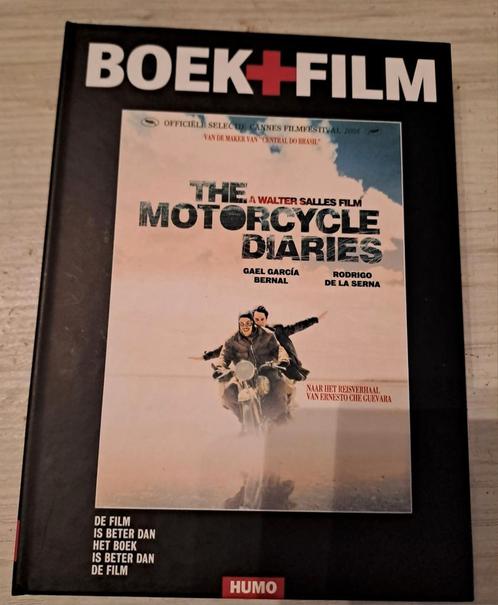 The Motorcycle Diaries BOEK + DVD, Cd's en Dvd's, Dvd's | Avontuur, Zo goed als nieuw, Alle leeftijden, Ophalen