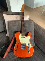 Haar Trad T (Telecaster) Thinline Relic Tangerine Sparkle, Muziek en Instrumenten, Ophalen, Gebruikt, Semi-solid body, Overige merken