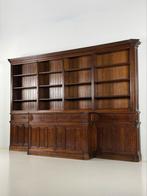 Bibliotheekkast boekenkast Eiken antiek 365cm, Ophalen