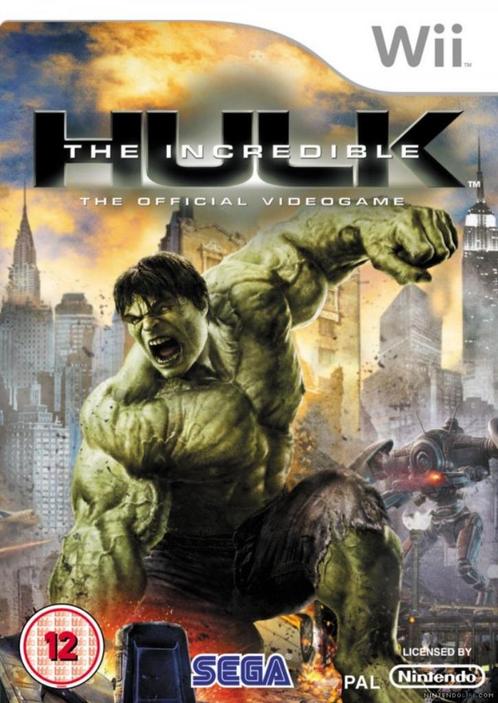 The Incredible Hulk, Consoles de jeu & Jeux vidéo, Jeux | Nintendo Wii, Utilisé, Aventure et Action, 1 joueur, À partir de 12 ans