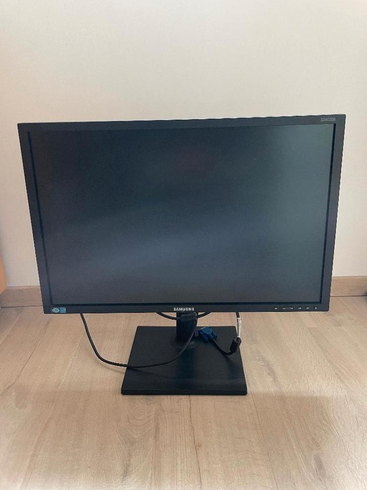 Écran Samsung 24'' S24C650BW, Informatique & Logiciels, Moniteurs, Comme neuf, 60 Hz ou moins, DVI, VGA, Réglable en hauteur, Rotatif