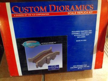 dioramics petit pont 1/35 platre résine beschikbaar voor biedingen