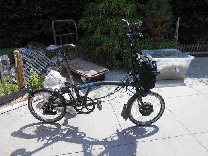 Te koop 2 elektrische vouwfietsen  EVISION & BROMPTON nieuws, Fietsen en Brommers, Fietsen | Vouwfietsen, Zo goed als nieuw, Brompton