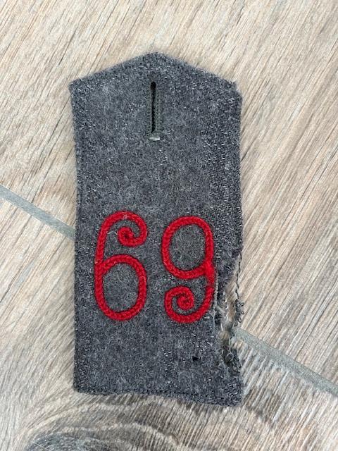 Duits schouderstuk IR69 14-18, Verzamelen, Militaria | Algemeen, Ophalen of Verzenden