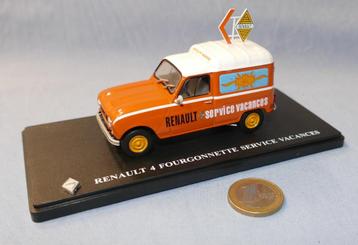 Altaya Ixo 1/43 : Renault 4 Fourgonnette "SERVICE VACANCES" beschikbaar voor biedingen