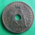 1921 25 centimen Albert 1er en NL - port 1,50 euro par courr, Timbres & Monnaies, Enlèvement ou Envoi, Monnaie en vrac, Métal