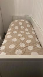 Bed kan verlengen tot tweepersoonsbed  inclusief matras, Huis en Inrichting, Slaapkamer | Bedden, Ophalen, Wit, Zo goed als nieuw
