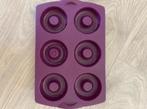 Tupperware donut MicroFlex Rings silicone bakvorm, Ophalen of Verzenden, Zo goed als nieuw, Paars, Overige typen