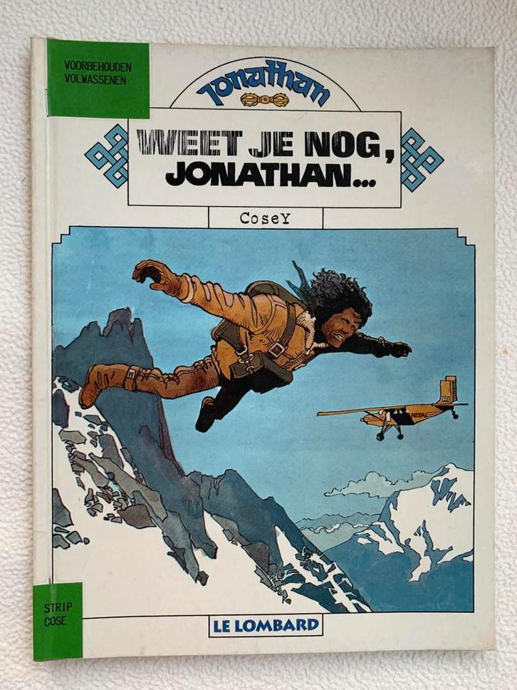 Jonathan Cosey strip - weet je nog Jonathan..., Boeken, Stripverhalen, Ophalen