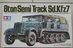 Tamiya - Sd.Kfz.7 8 ton Semi track + kit motor - 1/35, Hobby en Vrije tijd, Tank, 1:32 tot 1:50, Ophalen of Verzenden, Zo goed als nieuw