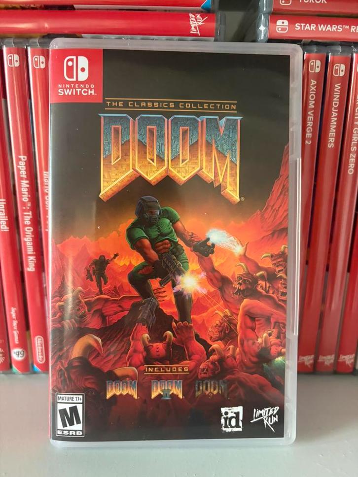 Doom - The Classic Collection (Switch) - Édition limitée, Consoles de jeu & Jeux vidéo, Jeux | Nintendo Switch, Comme neuf, Enlèvement ou Envoi