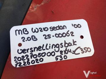 Mercedes W210 sedan 2.0 B 2000  wagennr 2500062 Versnellings beschikbaar voor biedingen