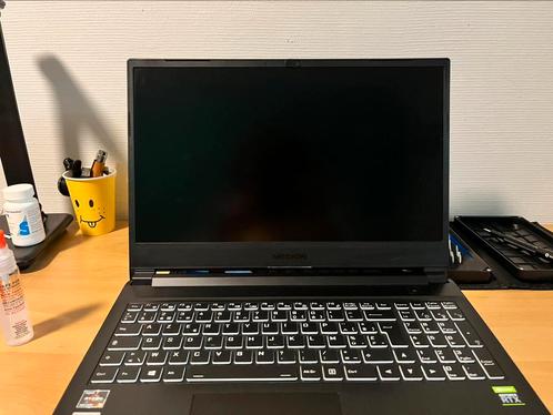 Gaming Laptop Zwart, Computers en Software, Windows Laptops, Zo goed als nieuw, 15 inch, SSD, 3 tot 4 Ghz, 16 GB, Azerty, Met videokaart