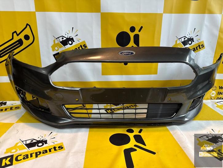 FORD S MAX VOORBUMPER 4X PDC EM2V-17H772-A, Auto-onderdelen, Carrosserie, Bumper, Ford, Voor, Gebruikt