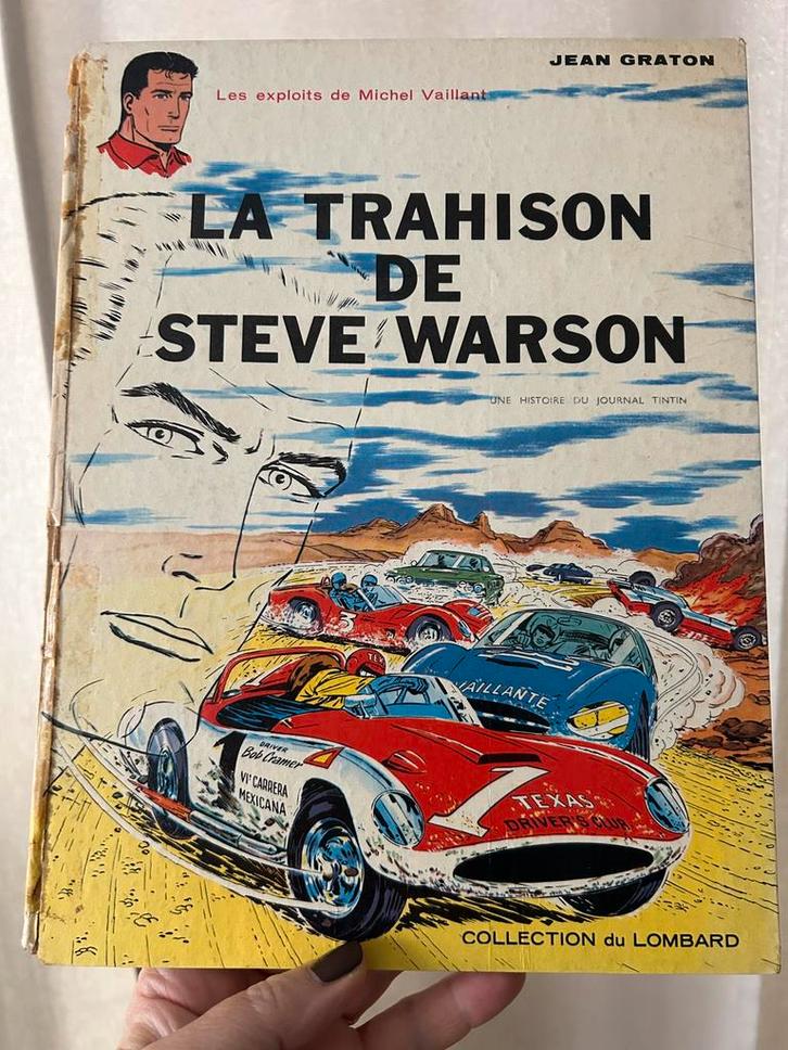 Michel Vaillant-La Trahison de Steve Warson EO 1964 BDM 700€, Boeken, Stripverhalen, Zo goed als nieuw, Ophalen of Verzenden