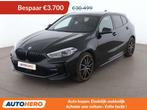 BMW 1 Serie 120 120d M Sport (bj 2021, automaat), Auto's, Euro 6, Zwart, Leder, Bruin