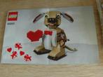 lego, Saint-Valentin : Le chien Cupidon de la Saint-Valentin, Comme neuf, Ensemble complet, Lego, Enlèvement ou Envoi