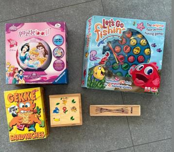 gezelschapsspellen kinderen en puzzel,... beschikbaar voor biedingen