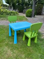 Ikea kinder tuintafel met 2 stoeltjes, Ophalen, Zo goed als nieuw