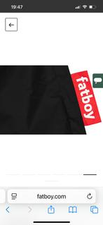 Fatboy zitzak katoen zwart