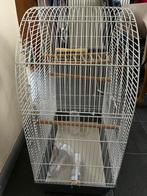Vogelkooi wit 35breed ,55lang,en75hoog, Dieren en Toebehoren, Ophalen, Zo goed als nieuw, Vogelkooi