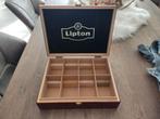 Luxe Lipton tea box ( goede staat ), Hobby en Vrije tijd, Theezakjes, Ophalen of Verzenden