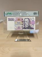 Bankbiljet - Tsjechië, 1000 Korun, PMG 68, Postzegels en Munten, Verzenden