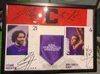 Gesigneerd Anderlecht spelers, Verzamelen, Ophalen of Verzenden, Zo goed als nieuw