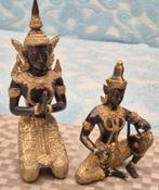 Vintage Thailandse bronzen Boeddha beelden - tempelwachter, Ophalen of Verzenden